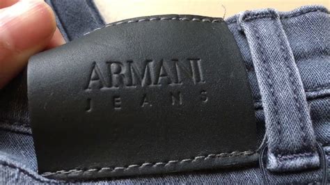 armani jeans replica çanta|how to spot Armani clothing.